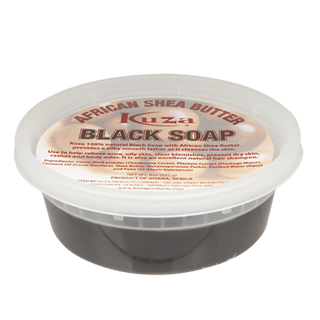 Kuza african shea butter black soap deep cleanser acne care natural skin purification soap