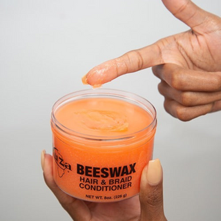 Kuza beeswax hair and braid conditioner moisture shine frizz control protective style care