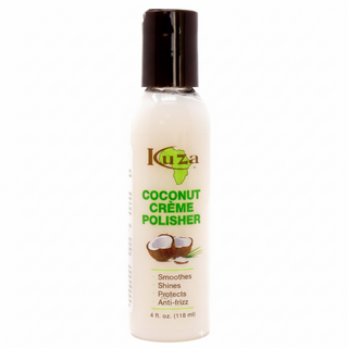 Kuza coconut creme polisher exfoliates smooths and nourishes skin for soft glowing texture