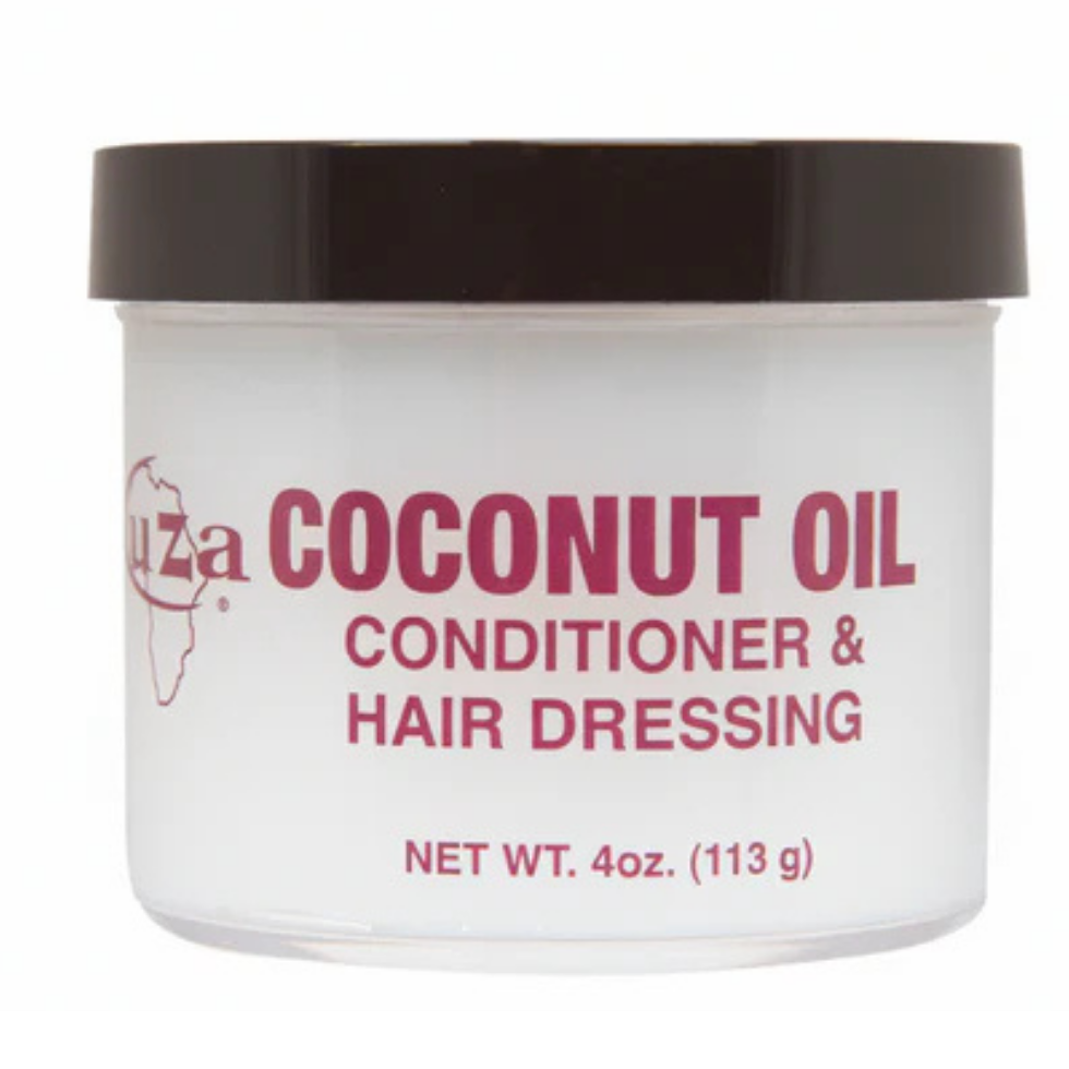 Kuza coconut oil conditioner hair dressing 4oz nourish strengthen moisturizing hair care treatment