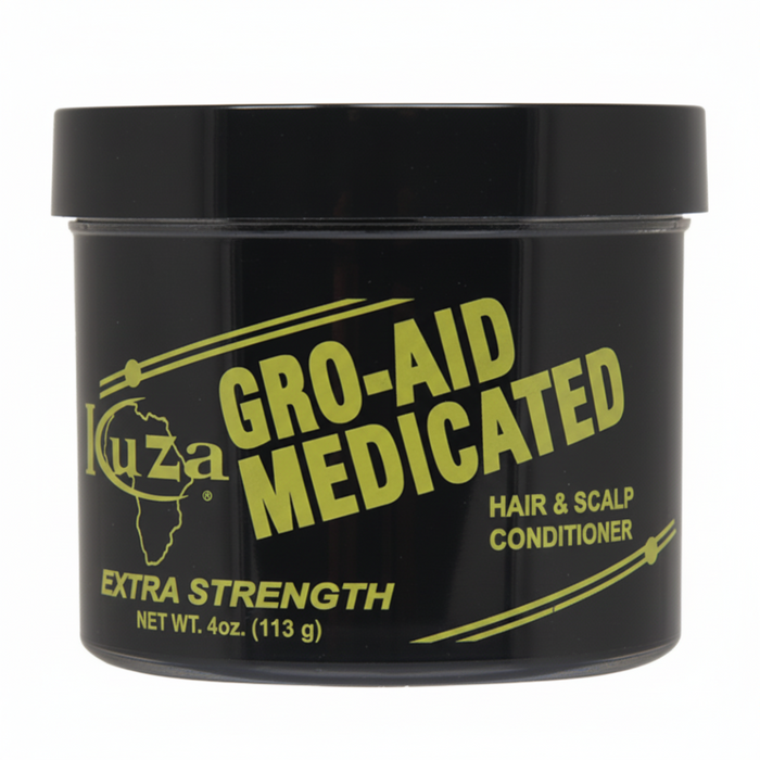 Kuza Gro-Aid Medicated Hair & Scalp Conditioner 113g | Dry Scalp Relief & Care