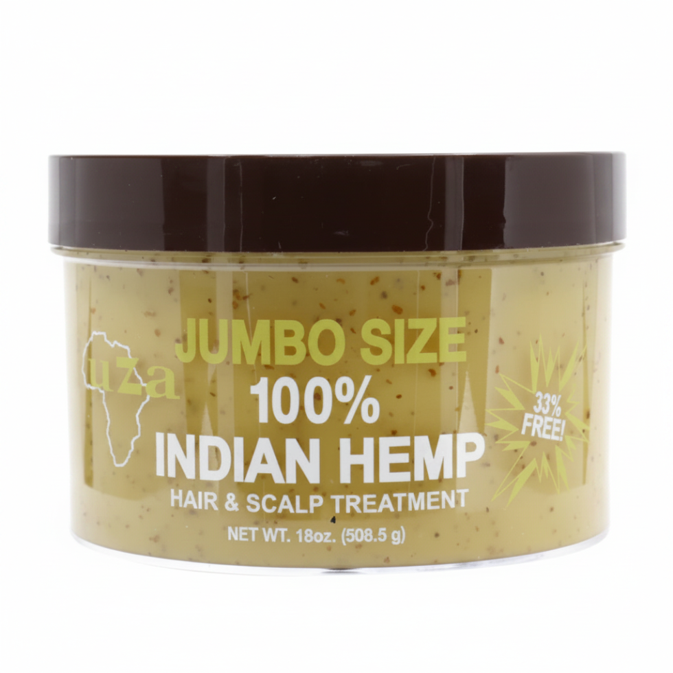 kuza indian hemp hair and scalp treatment 18oz moisture repair shine dry damaged hair care treatment
