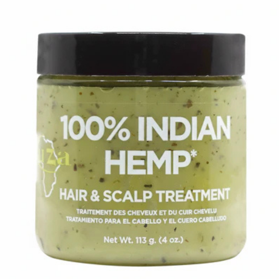 kuza indian hemp hair and scalp treatment moisture repair shine dry hair care treatment 4oz