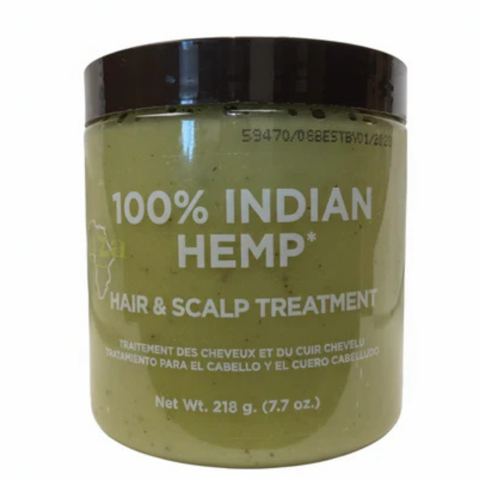 Kuza Indian Hemp Hair & Scalp Treatment 8oz | Moisture, Repair & Shine Care
