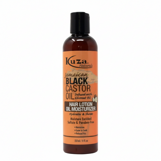 kuza jamaican black castor oil hair lotion for moisturizing strengthening and soft manageable hair