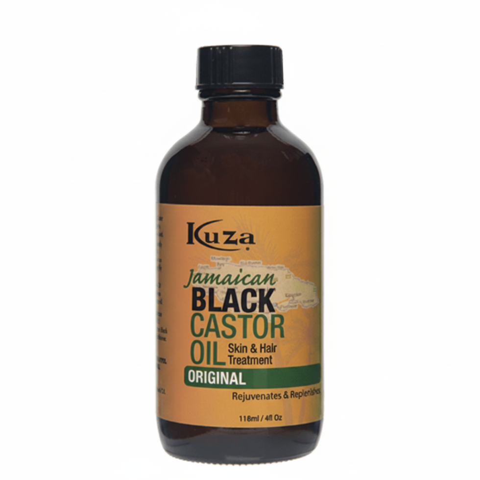 kuza jamaican black castor oil original for hair and skin nourishment hydration and strength