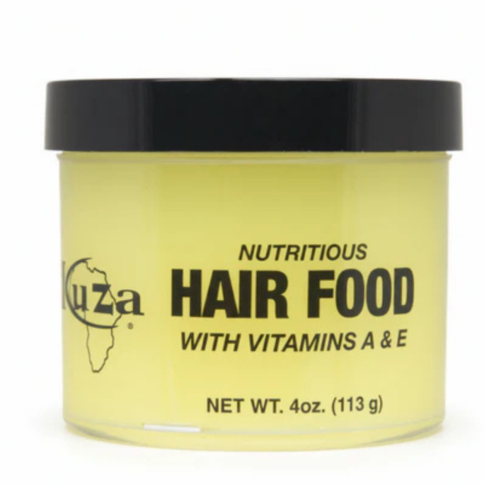 Kuza nutritious hair food vitamins a e 4oz moisture shine strengthening hair treatment natural care cream