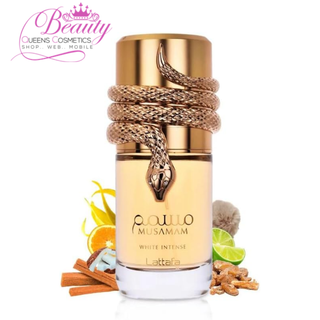 Musamam White Intense by Lattafa 100ml- Long-Lasting Unisex Oriental Floral Perfume