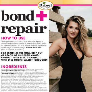 Difeel Bond + Repair Leave-In Hair Treatment  | Restore Severely Damaged Hair