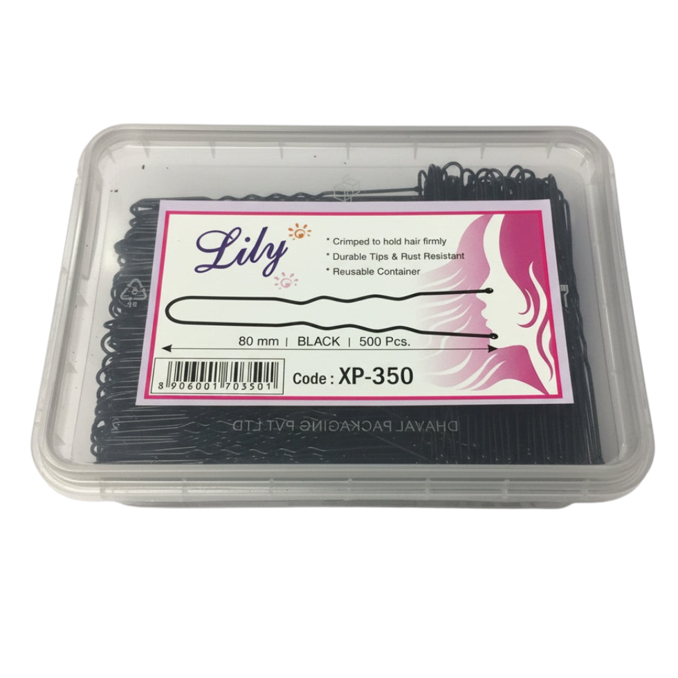 LILY XP-350 80mm black cable ties 500pcs durable secure wire organizer for cable management and clean setup