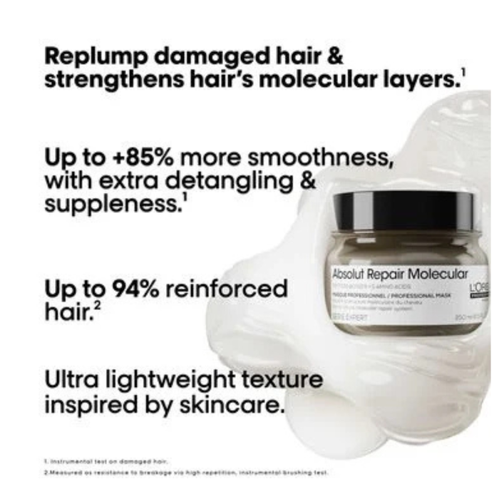 L'Oréal Professionnel Absolut Repair Molecular Mask 500ml | Deep Repair Hair Treatment