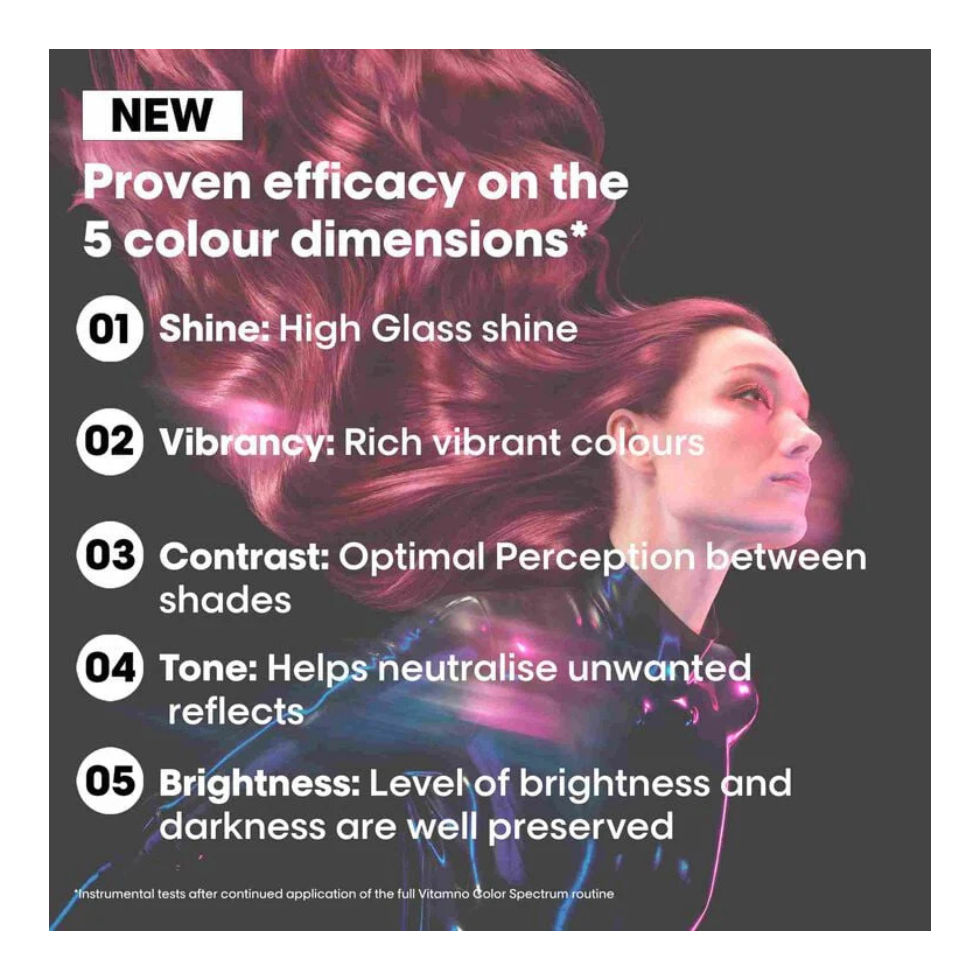 LOréal Professionnel Vitamino Color Spectrum Purple Shampoo 300ml for blonde and silver hair care
