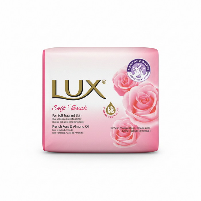 LUX Pink Soap Bars Pack of 3 | Soft Glow Beauty Soap 240g Skin Nourishing Care