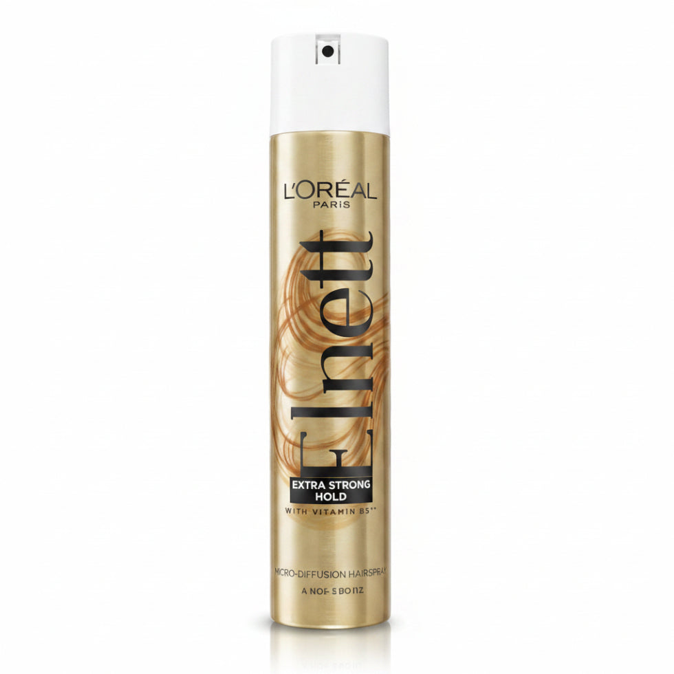 loreal elnett extra strong hold hairspray 75ml micro diffuser styling spray 24h hold natural shine brushable anti frizz salon hair spray
