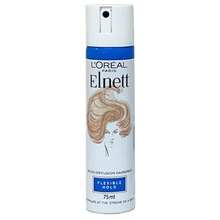 L’Oréal Elnett Flexible Hold Hair Spray 75ml | Flexible Hold & Shine