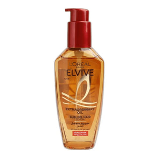 loreal elvive hair serum 100ml for color treated hair shine protection frizz control smooth soft hair
