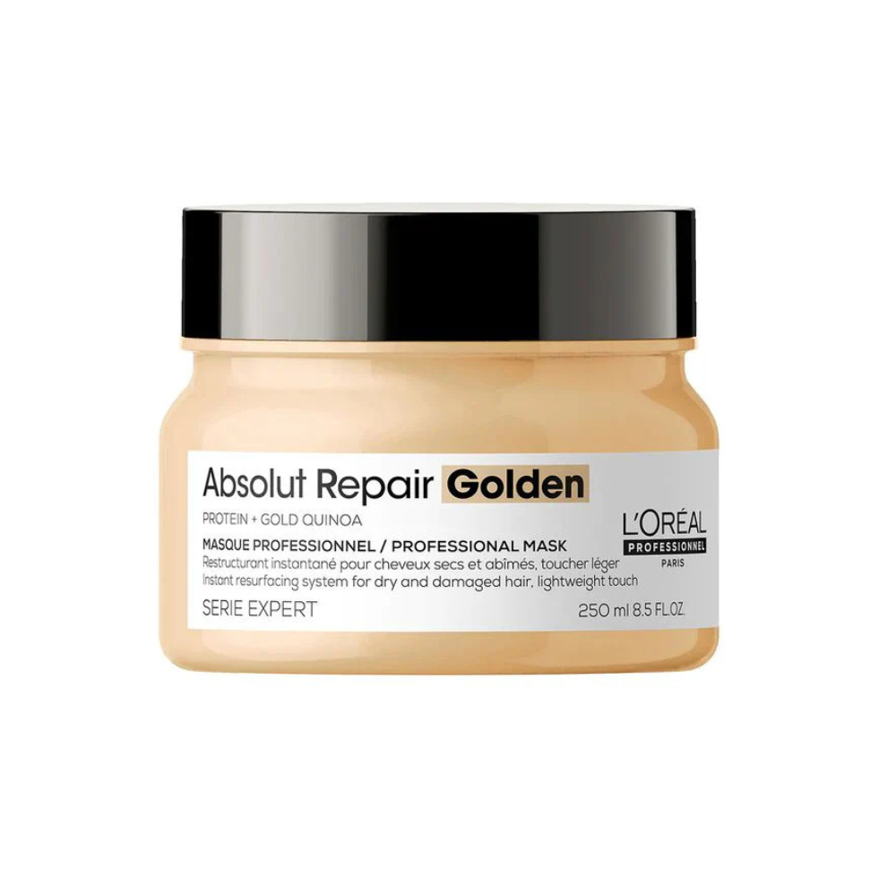 LOréal Professionnel Absolut Repair Golden Mask 250ml for deep hair repair softness and shine