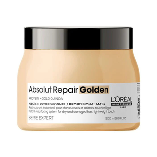 LOréal Professionnel Absolut Repair Golden Mask 500ml for hair repair softness and shine