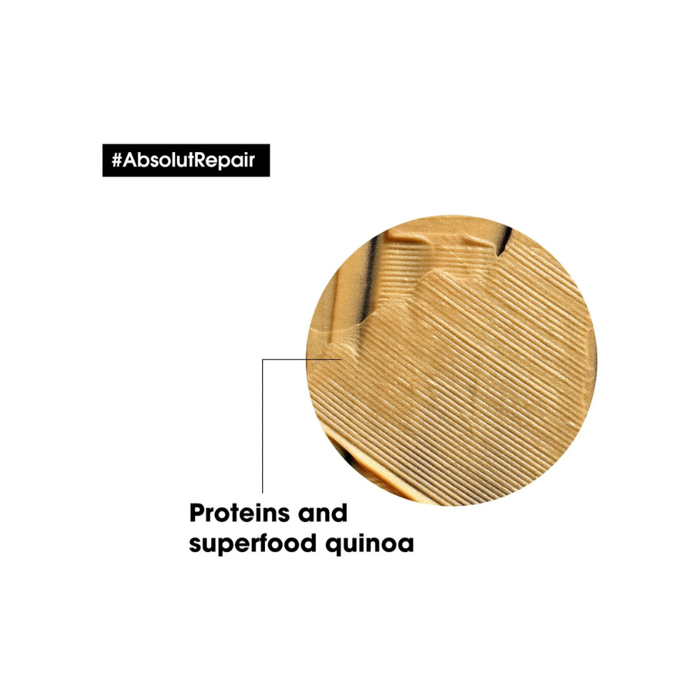 LOréal Professionnel Absolut Repair Golden Mask 500ml for hair repair softness and shine