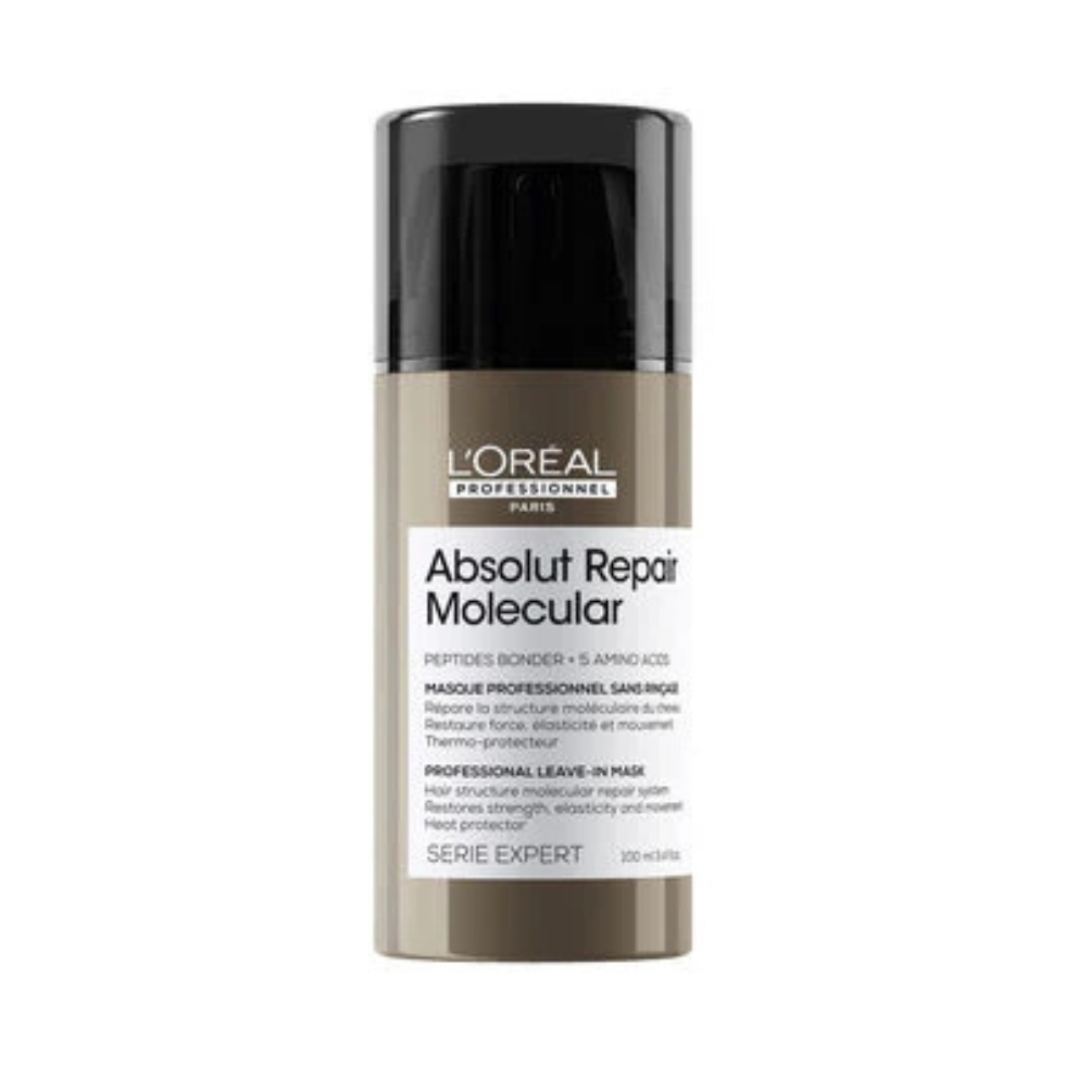 LOréal Professionnel Absolut Repair Molecular Leave In Mask 100ml for damaged hair repair and frizz control