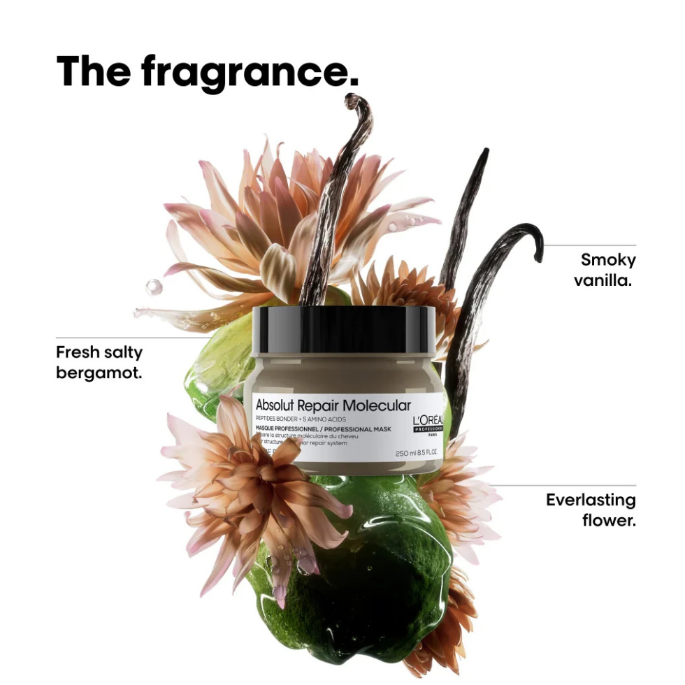 LOréal Professionnel Absolut Repair Molecular Mask 250ml for damaged hair repair and shine