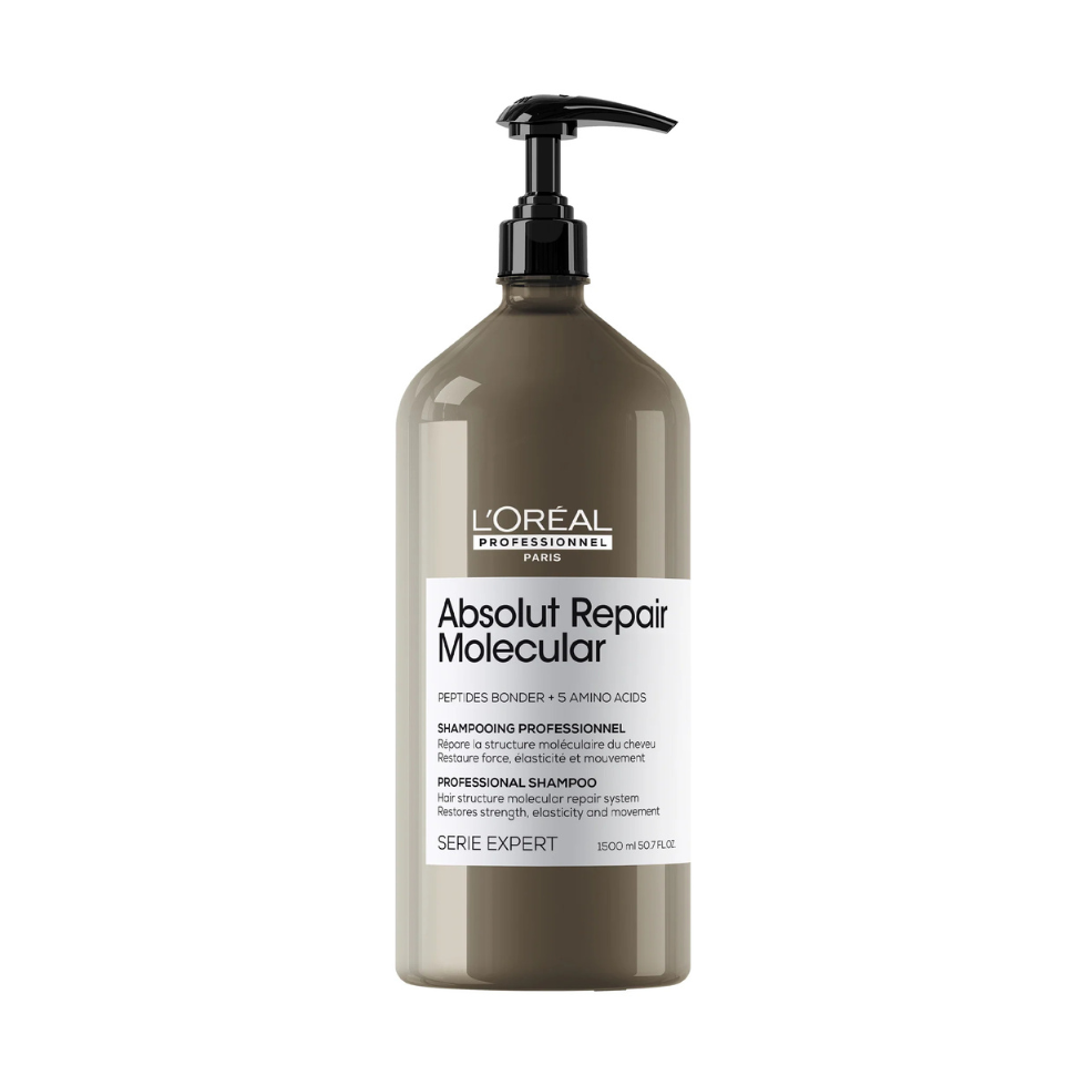 LOréal Professionnel Absolut Repair Molecular Shampoo 1500ml for damaged hair repair and strength