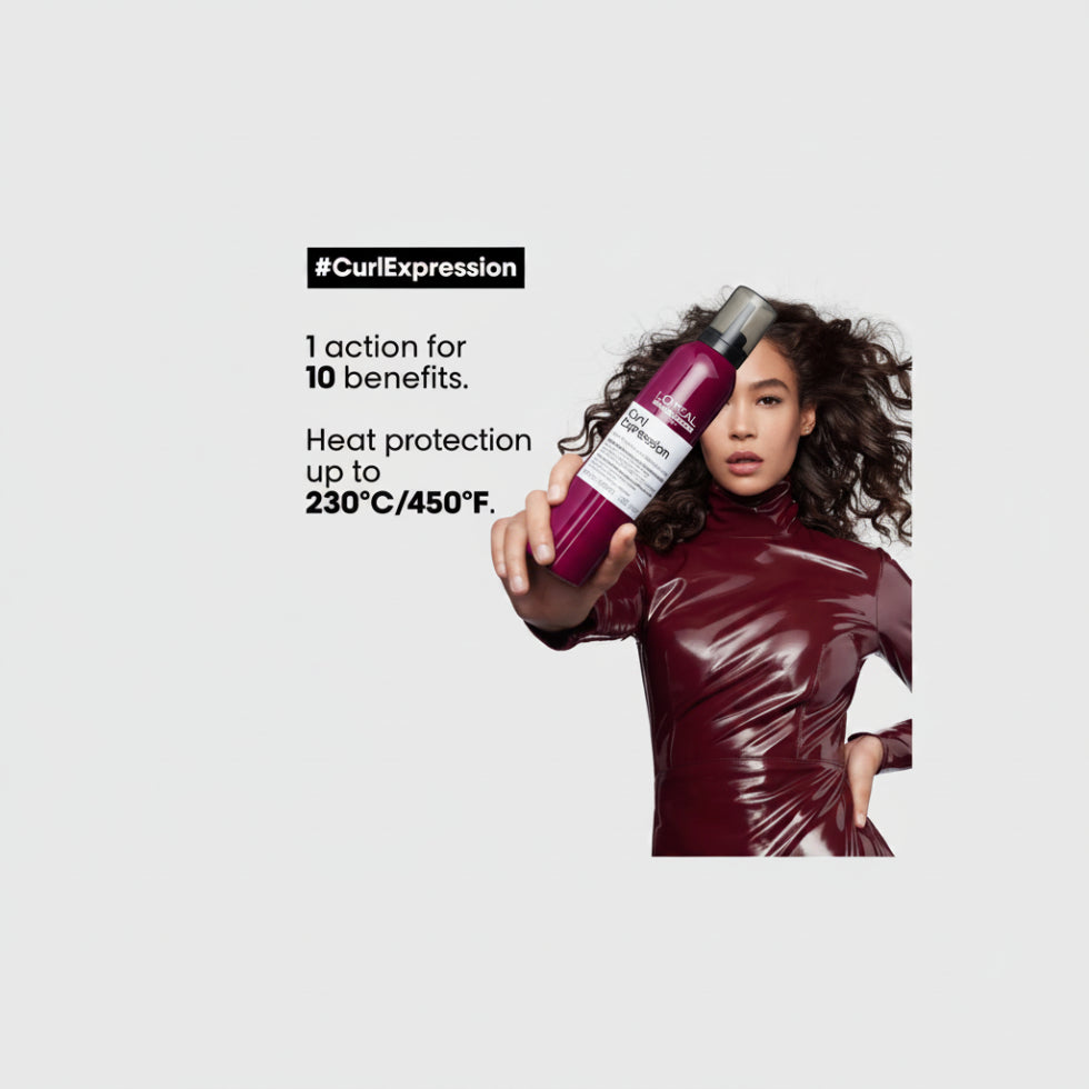L'Oréal Professionnel Curl Expression 10 in 1 Cream-in-Mousse 235g for curl definition and frizz control