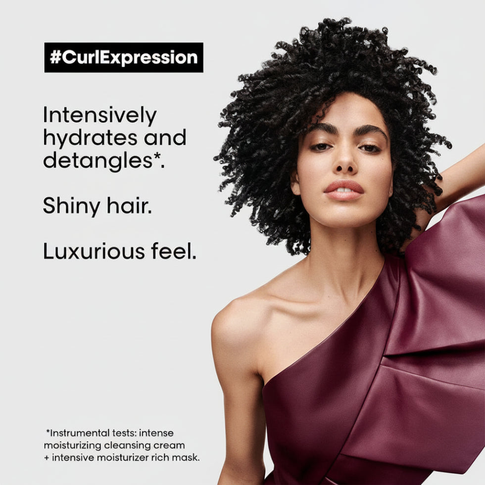L'Oréal Professionnel Curl Expression Rich Mask 250ml for deep hydration and curl nourishment**