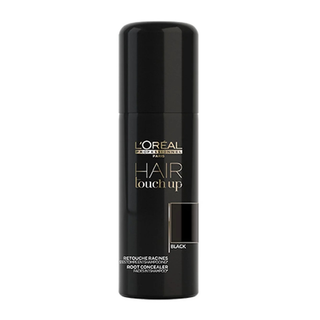 LOréal Professionnel Hair Touch Up Black 75ml instant root concealer spray for gray coverage