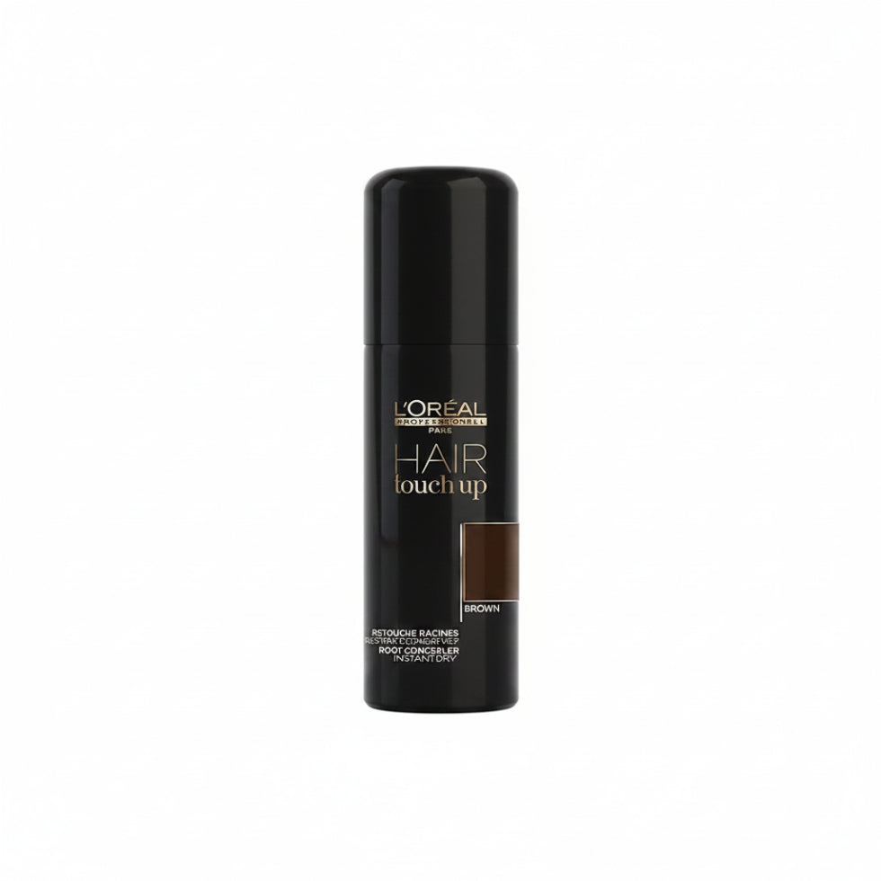 LOréal Professionnel Hair Touch Up Brown 75ml instant root concealer spray for gray coverage
