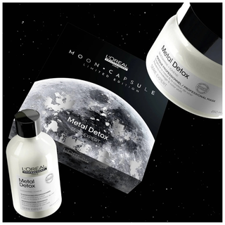 LOréal Professionnel Metal Detox duo shampoo and mask for anti metal hair care and shine