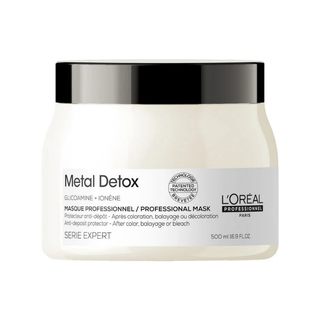 LOréal Professionnel Metal Detox Hair Mask 500ml for anti metal repair nourishment and shine