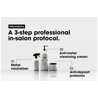 LOréal Professionnel Metal Detox Pre Treatment 500ml for hair protection before color services