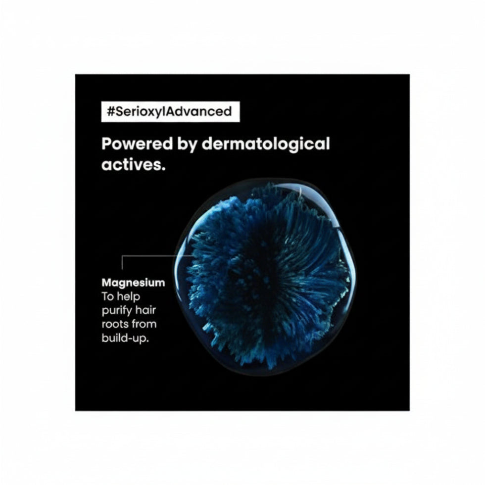 L'Oréal Serioxyl Advanced Densifying Shampoo 1500ml for thinning hair volume boost and scalp care