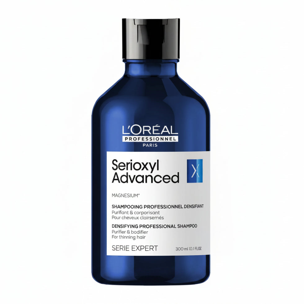 L'Oréal Professionnel Serioxyl Advanced Densifying Purifier and Bodifier Shampoo 300ml for thinning hair and volume enhancement