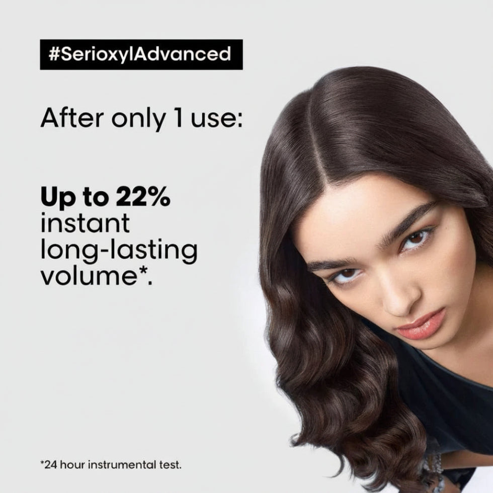 L'Oréal Professionnel Serioxyl Advanced Densifying Purifier and Bodifier Shampoo 300ml for thinning hair and volume enhancement