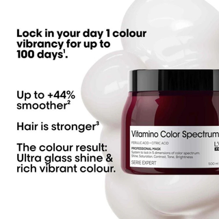 LOréal Professionnel Vitamino Color Spectrum Mask 250ml for color treated hair care and shine