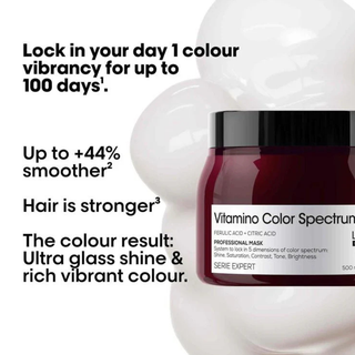 LOréal Professionnel Vitamino Color Spectrum Mask 500ml for color treated hair care and shine