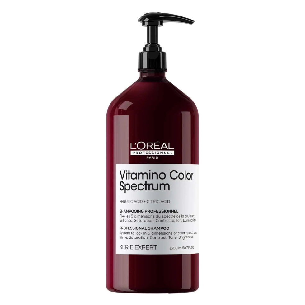 LOréal Professionnel Vitamino Color Spectrum Shampoo 1500ml for color protection softness and shine