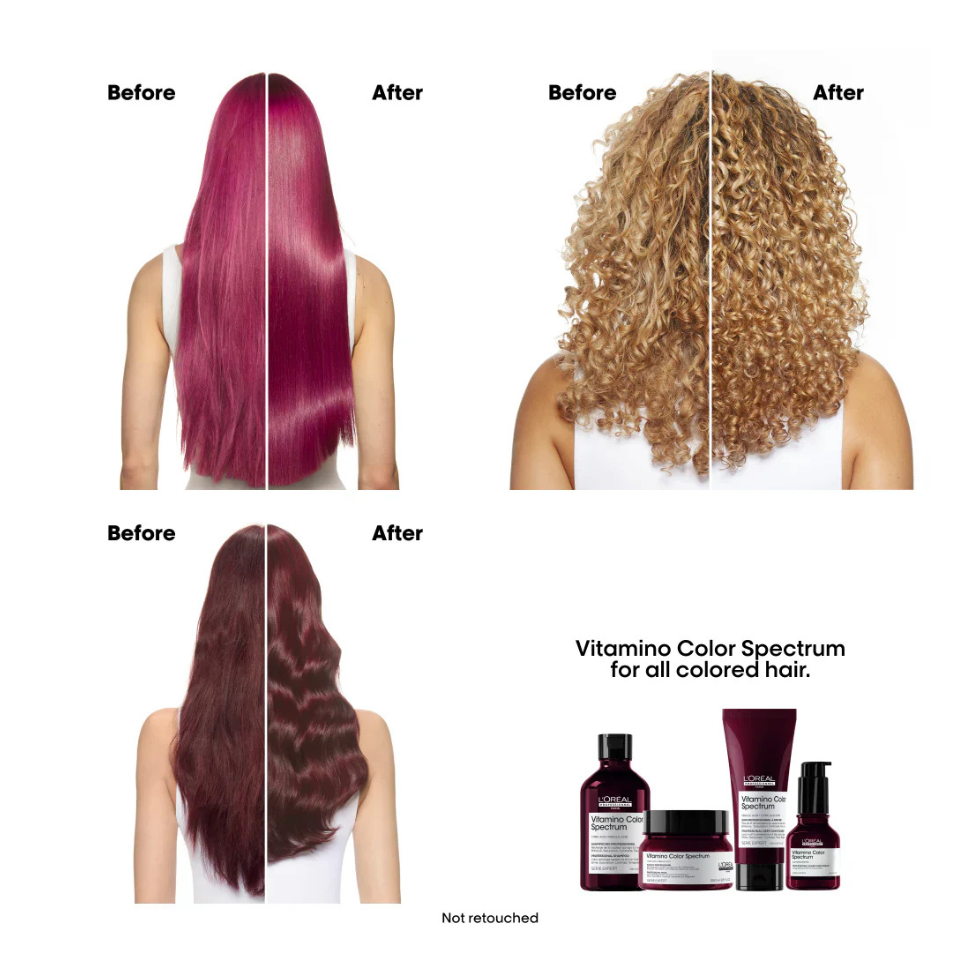 LOréal Professionnel Vitamino Color Spectrum Shampoo 1500ml for color protection softness and shine