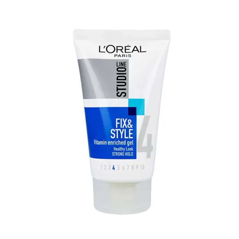 loreal studio line hair gel 150ml natural hold styling gel for everyday use non sticky flake free hair styling product
