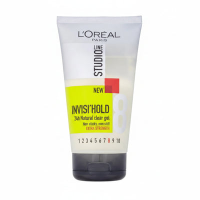 loreal studio line mineral control invisi gel extra strength 150ml strong hold hair styling gel invisible finish non sticky 24 hour control for natural hairstyles