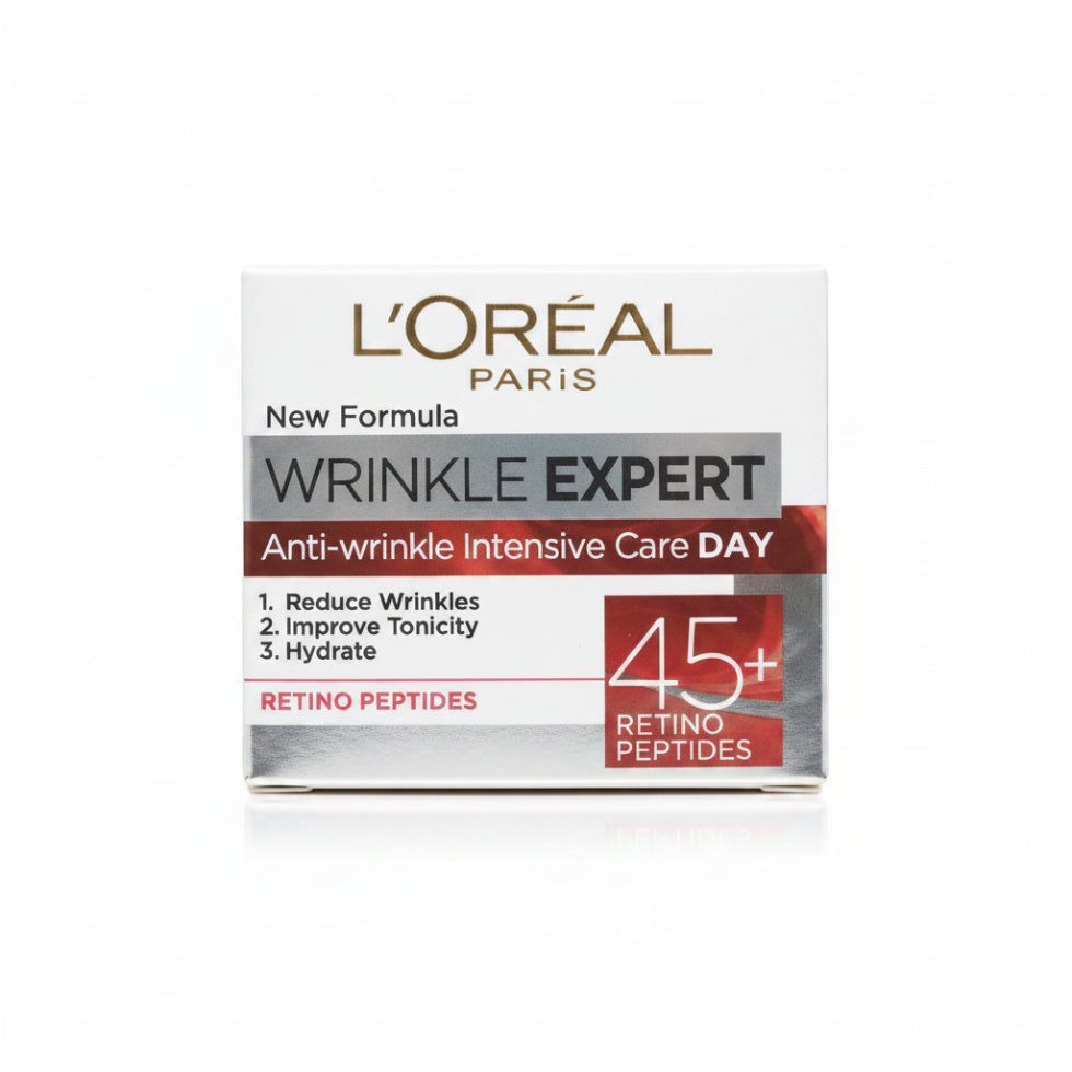 loreal wrinkle expert 45 day cream 50ml anti wrinkle firming moisturizer for smooth hydrated youthful skin
