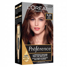 loreal paris preference 5.23 rio very deep rose gold hair dye 200g permanent hair colour with rich rose gold tones radiant shine and excellent grey coverage for salon inspired results