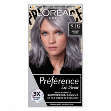 loreal paris preference 9.112 smokey grey hair dye 200g permanent hair colour with cool smoky grey tones radiant shine and salon inspired metallic finish