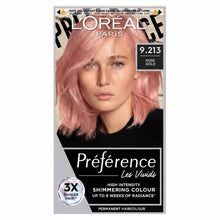loreal paris preference 9.213 rose gold hair dye 200g permanent hair colour with soft rose gold tones radiant shine and salon inspired finish
