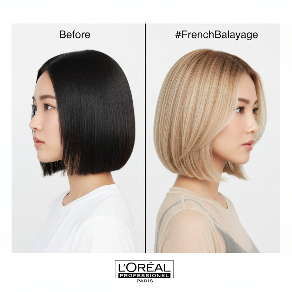 L’Oréal Professionnel Blond Studio 9 Levels Lightening Powder 500g professional bleach for up to 9 levels of lift and bright blonde hair results.
