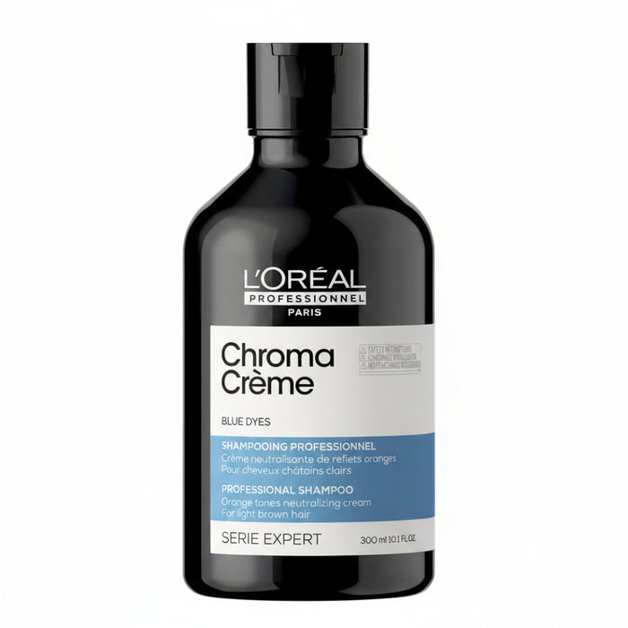L’Oréal Professionnel Chroma Crème Blue Shampoo 300ml | Light to Medium Brown Hair
