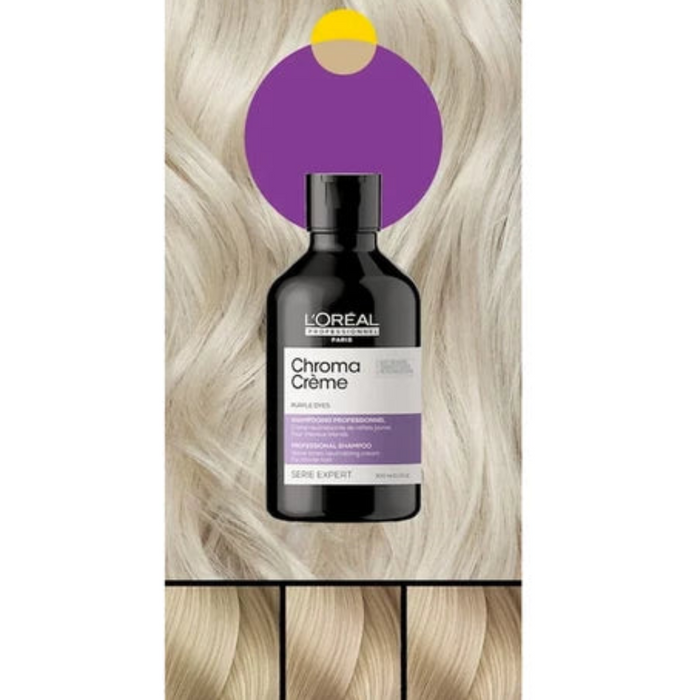 L’Oréal Professionnel Chroma Crème Purple Shampoo 1500ml | Blonde Hair Care