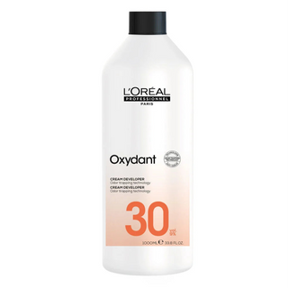 L’Oréal Professionnel Crème Oxydant 9% 30 Vol 1000ml professional cream developer for vibrant lift and salon-quality hair color results.